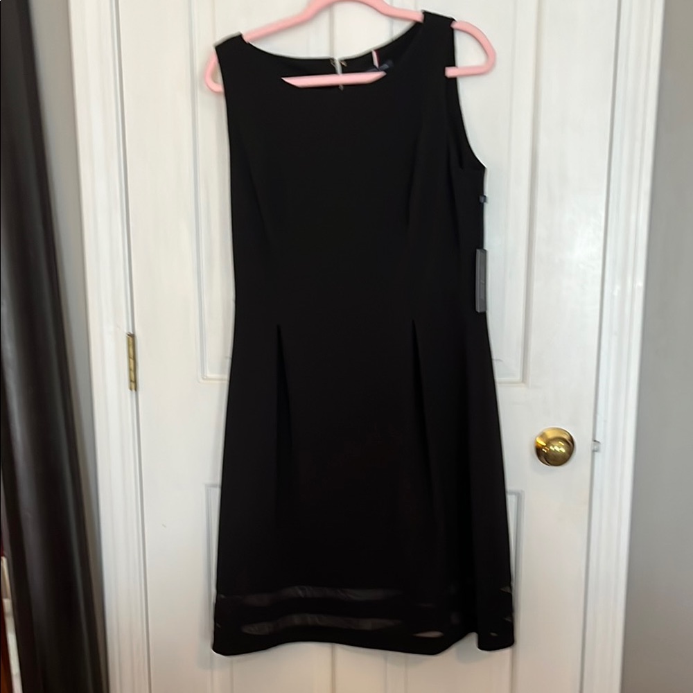 Tommy Hilfiger Elegant Black Sleeveless Dress size 14 bnwt